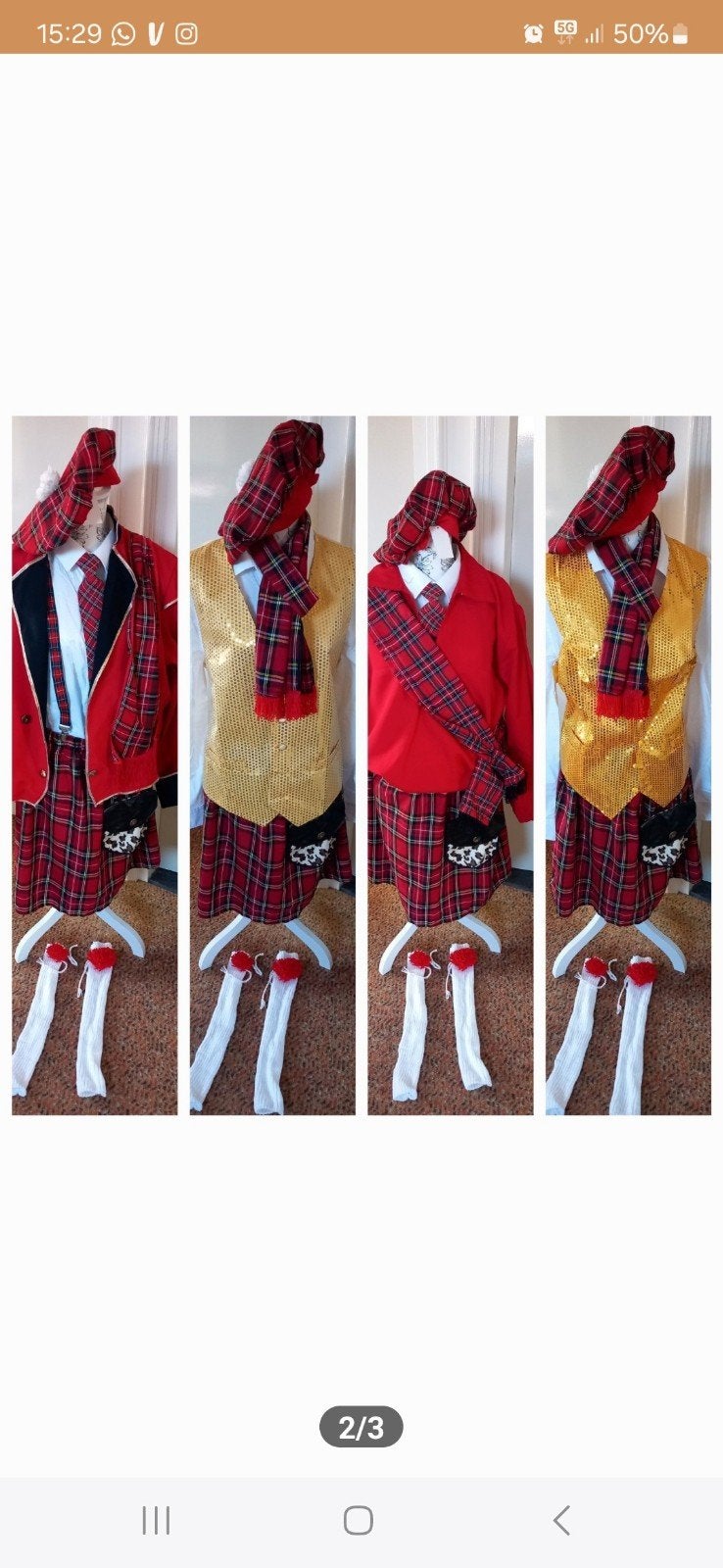 Complete Schotse Pakken Collectie - Kinderen & Volwassenen, Ophalen, Gedragen, Carnaval, Kleding