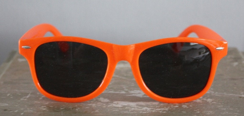 oranje zonnebril, Gebruikt, Zonnebril, Oranje, Ophalen of Verzenden