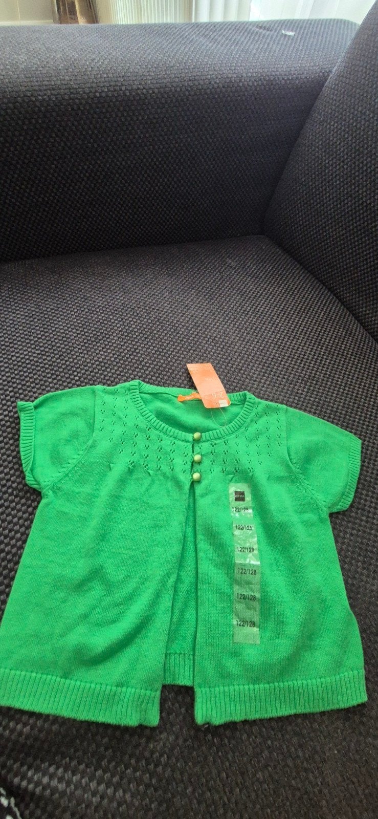 Nieuw HEMA groen vestje maat 122/128, Meisje, Trui of Vest, Nieuw, Ophalen of Verzenden