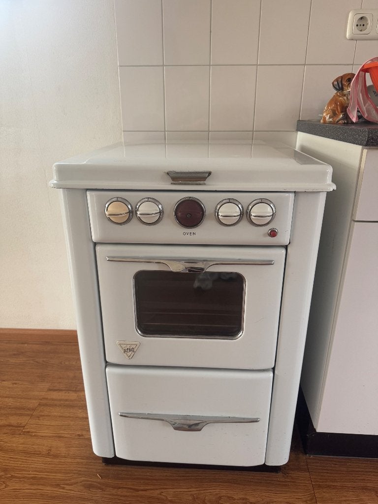 Atag Retro over met gaspit, Ophalen, Gebruikt, Hete lucht, 60 cm of meer