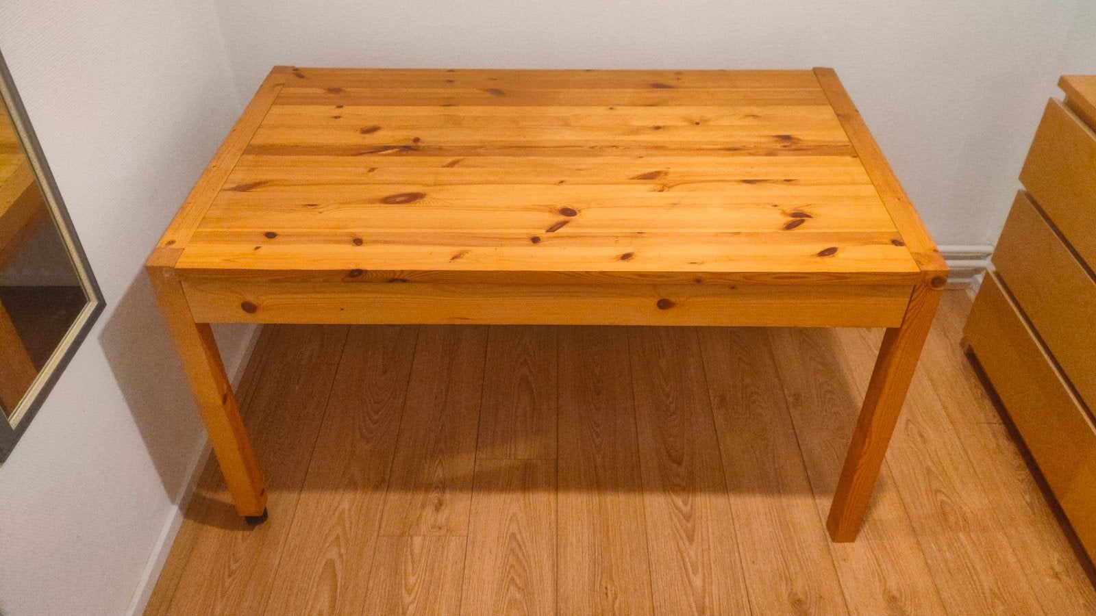 Houten bureau 130x80 cm, Ophalen