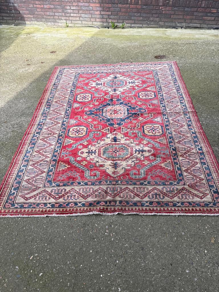Prachtig Perzisch tapijt - 242x178 cm plus onderkleed, Ophalen, Gebruikt, 150 tot 200 cm, 200 cm of meer