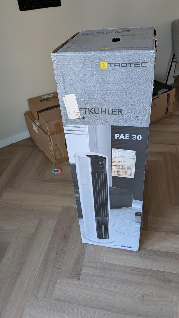Trotec PAE 30 Air Cooler - Mobiele Luchtkoeler 800ml, Ophalen of Verzenden