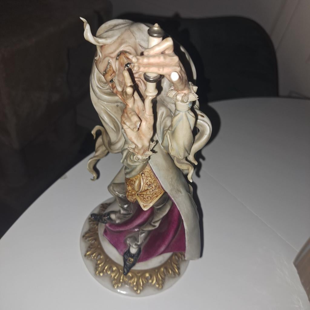 Capodimonte beeld 'De Dokter' - Vintage porseleinen figuur, Ophalen of Verzenden, Gebruikt, Mens