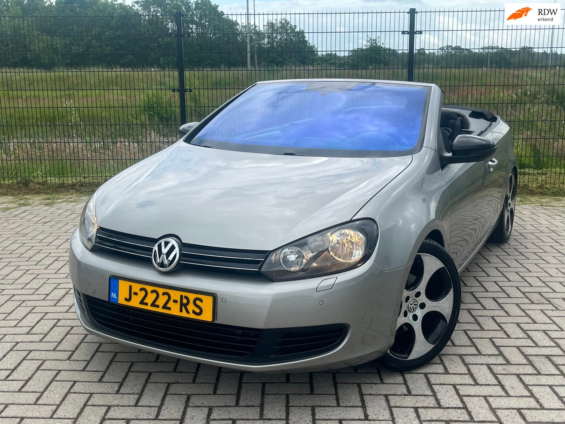 Volkswagen Golf Cabriolet 1.2 TSI BlueMotion | Navi | Blueto, Auto's, Voorwielaandrijving, Euro 5, Gebruikt, Zwart