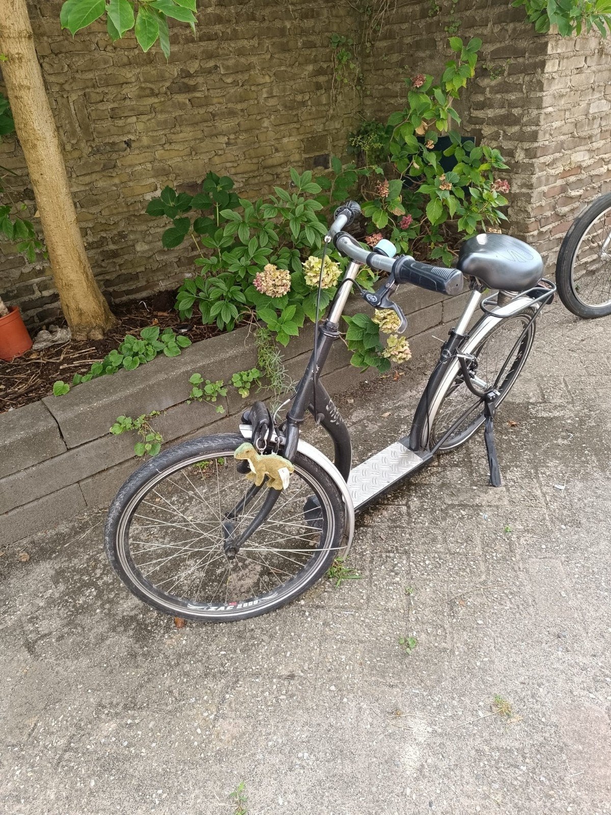 Stevige Kickbike Step met Zadel en Bagagedrager, Fietsen en Brommers, Ophalen, Gebruikt, Kickbike, Onbekend