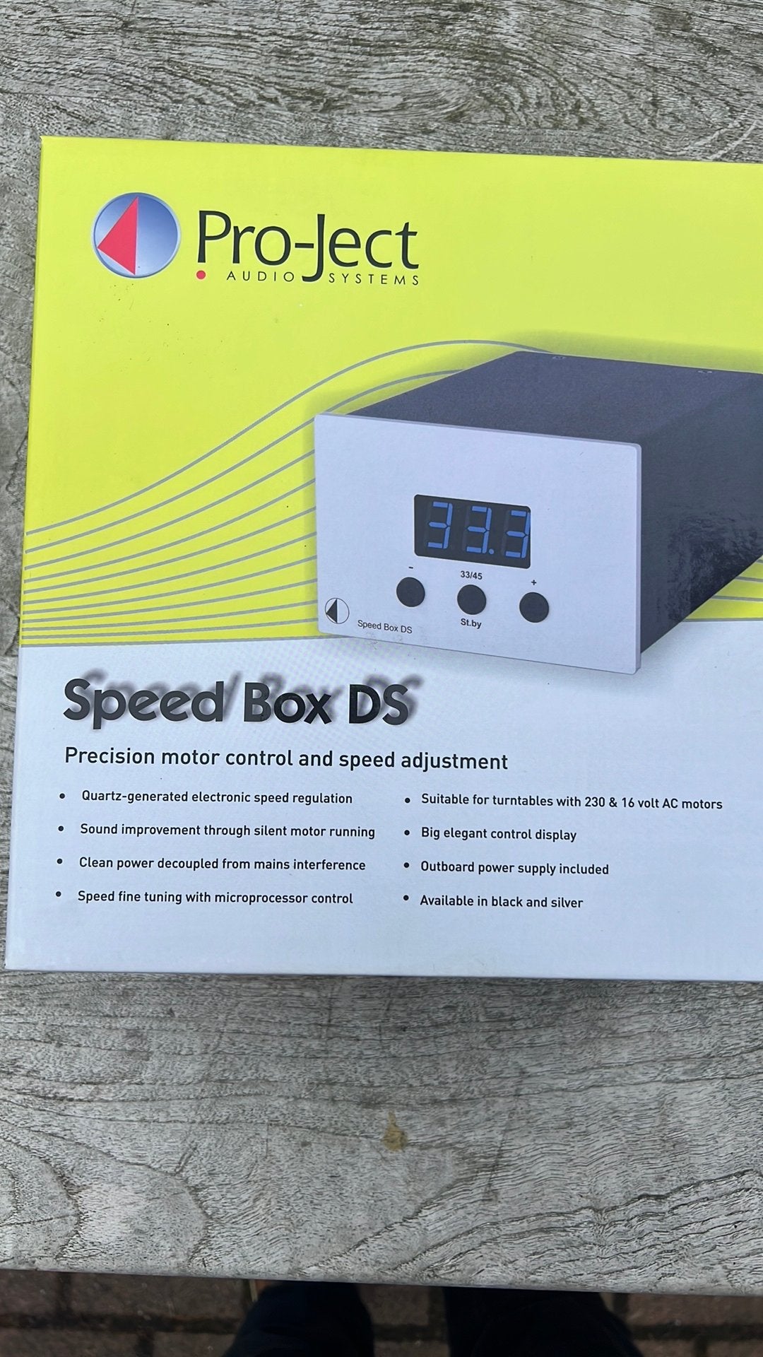 Pro-Ject Speed Box DS nieuw, Audio, Tv en Foto, Overige merken, Nieuw, Ophalen of Verzenden, Nvt