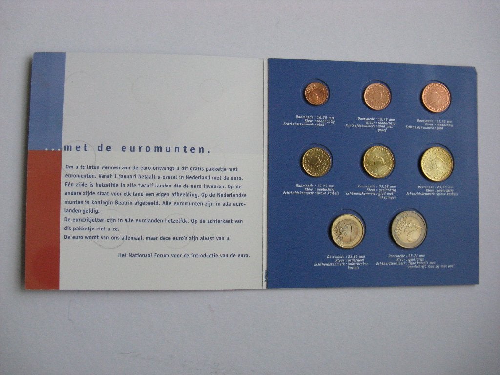 Setje Nederlandse euro munten jaar 2002, Postzegels en Munten, Munten | Nederland, Verzenden, Vóór koninkrijk, Euro's, Setje