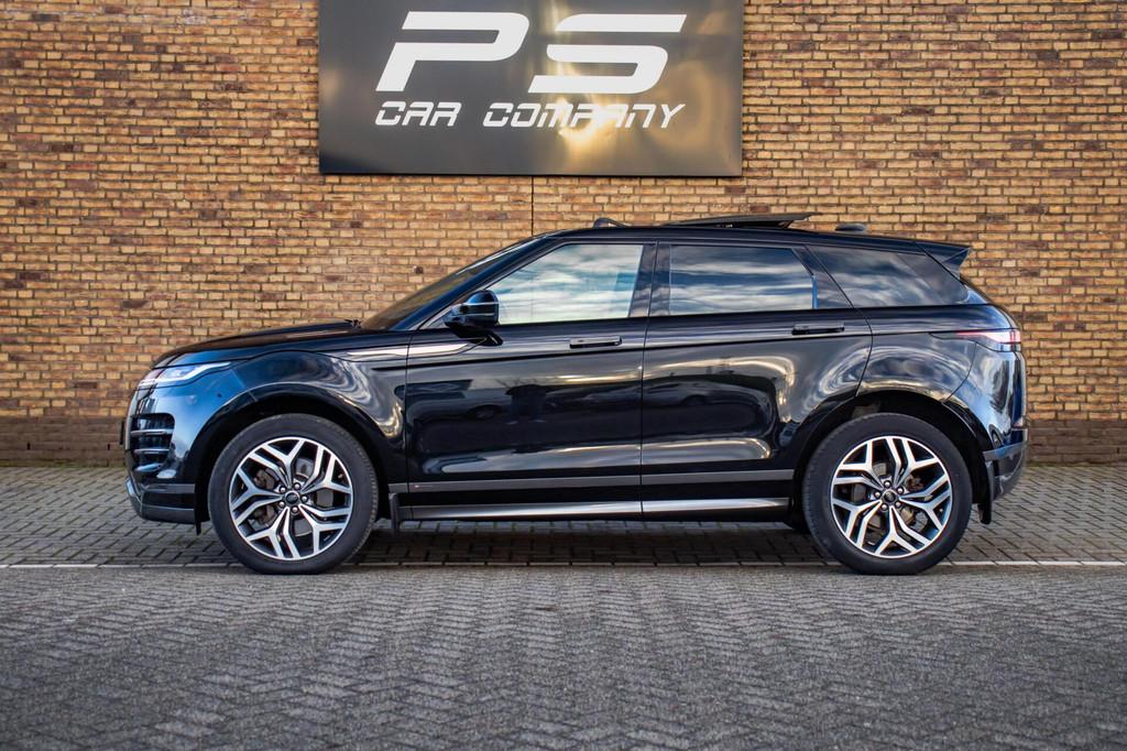 Land Rover Range Rover Evoque 2.0 P200 AWD R-Dynamic, BTWNL, 4 cilinders, Met garantie (alle), Zwart, Bedrijf