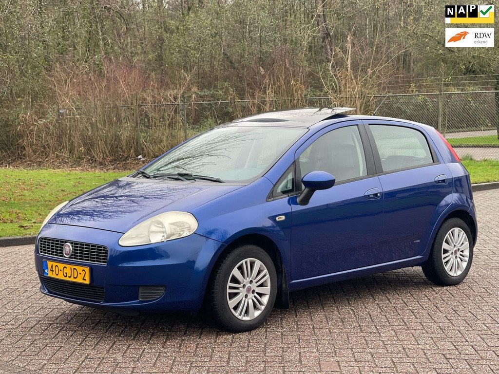 Fiat Grande Punto 1.4 Dynamic/AIRCO/CRUISE/SCHUIFDAK/PANO, Auto's, Fiat, Voorwielaandrijving, Stof, 4 cilinders, Grande Punto