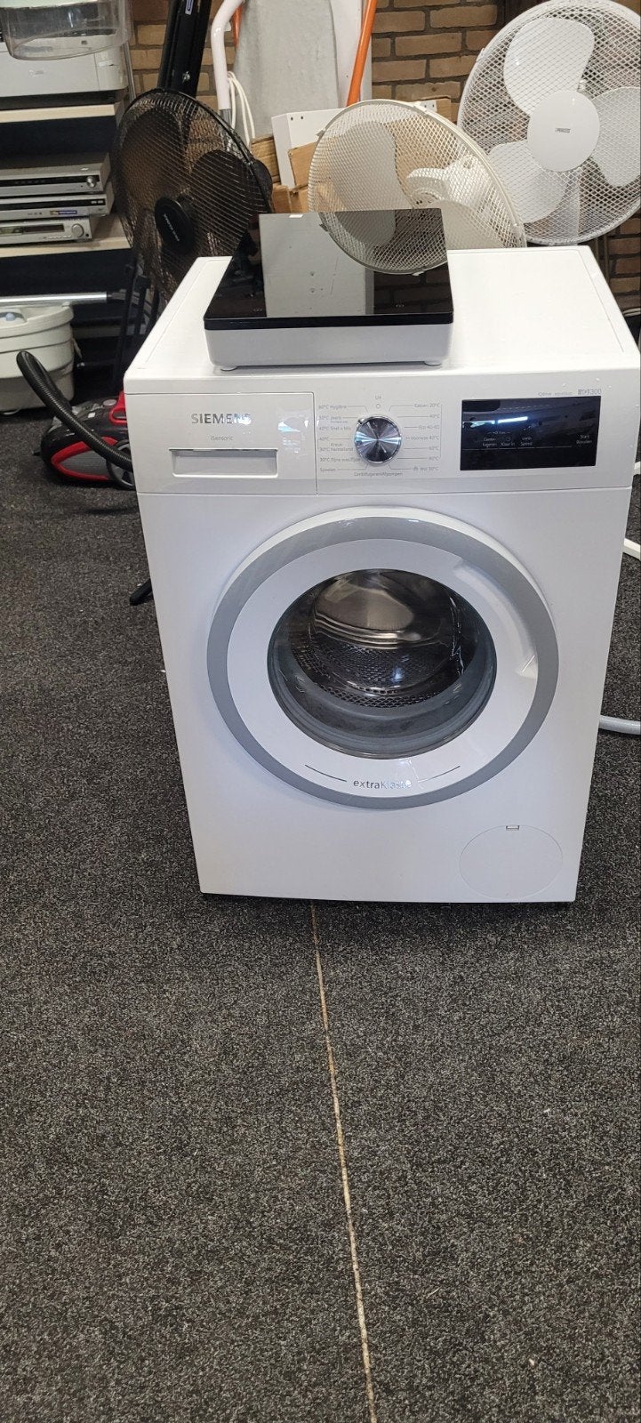 Siemens iSensoric IQ300 WM14N096NL wasmachine 7 kg, Ophalen, 1200 tot 1600 toeren, Onbekend, Onbekend