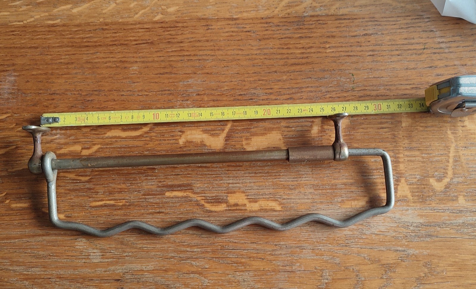 Antieke uitschuifbare handdoekrek hanger, Ophalen of Verzenden
