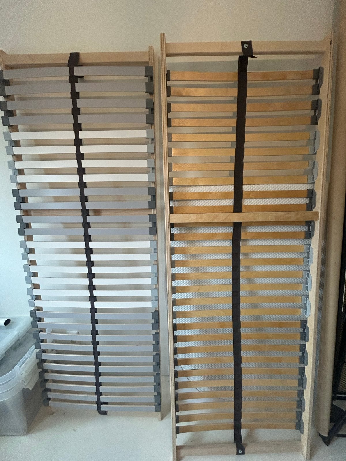 2x IKEA Lattenbodems - Zo goed als nieuw 70 x 2.00, Ophalen, 90 cm, Tweepersoons, Zo goed als nieuw
