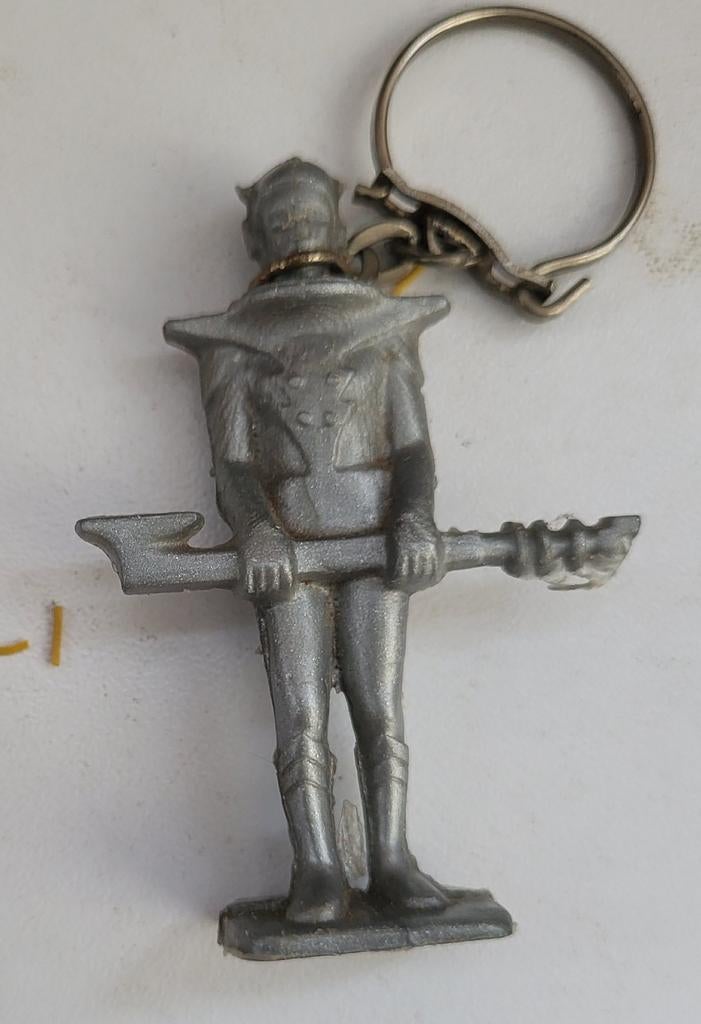 Vintage Sleutelhanger Figuurtje - Zilverkleurig, Ophalen of Verzenden, Gebruikt, Knuffel of Figuurtje