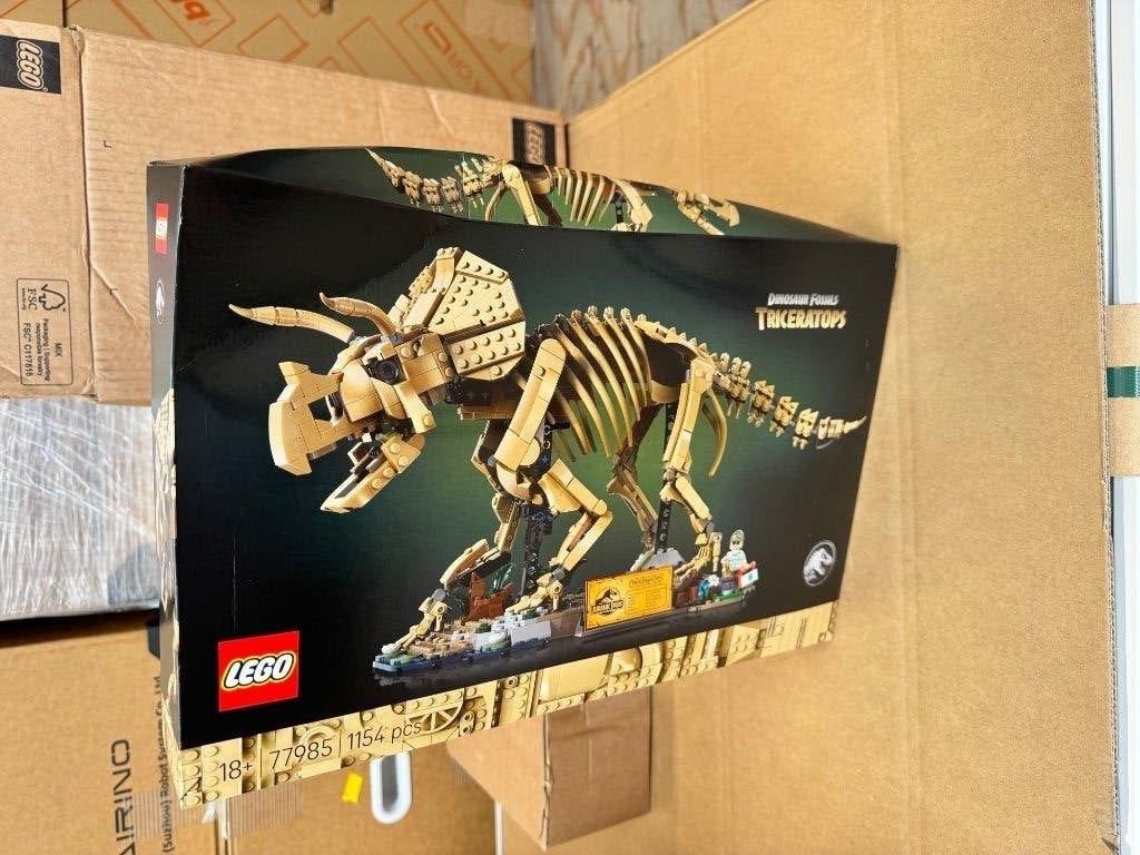 LEGO Jurassic World - Dinosaurusfossielen Triceratops 77985, Compleet, Jurassic World, Lego, Ophalen of Verzenden