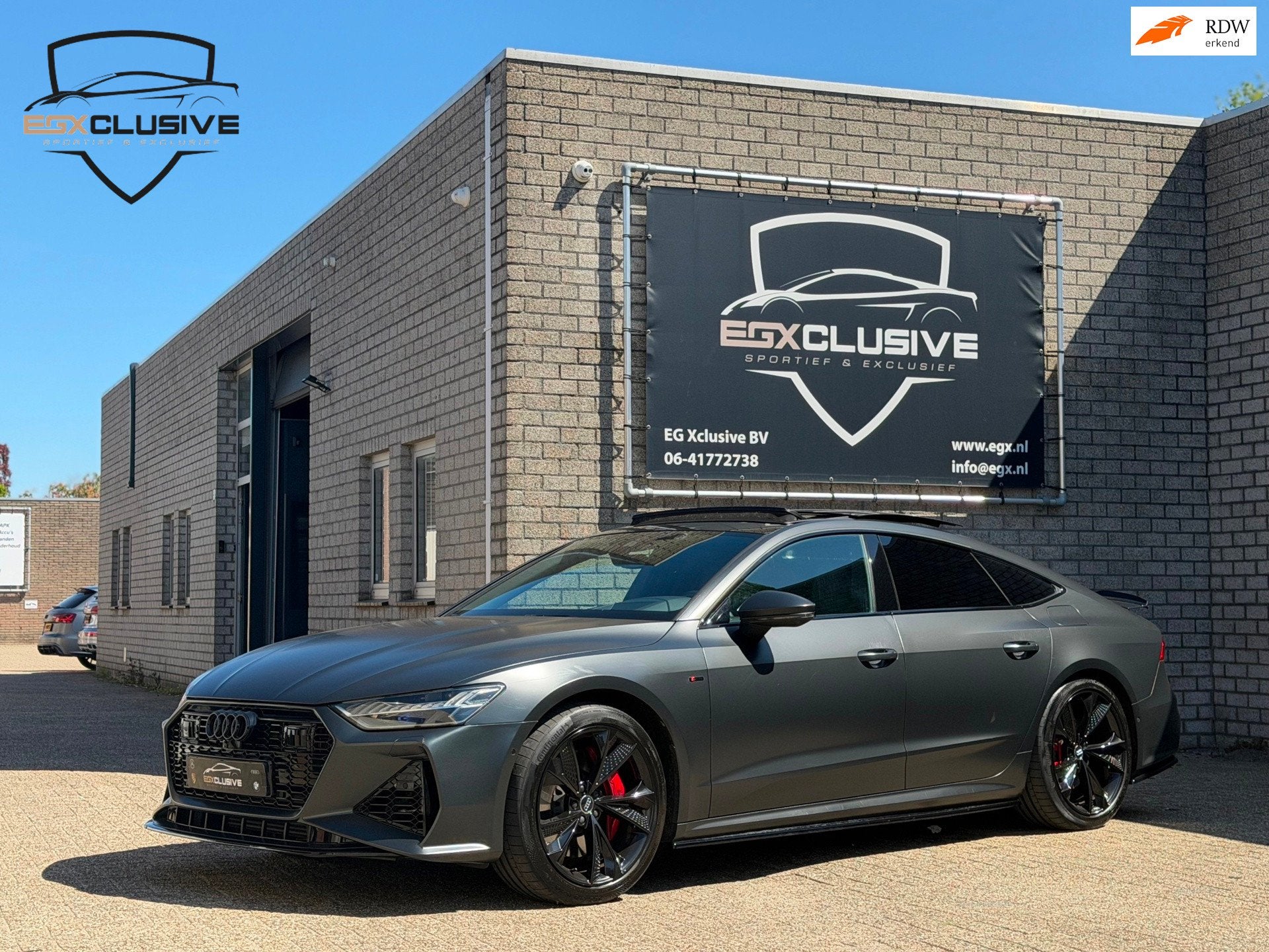 Audi A7 Sportback 50 TFSI e quattro Pro Line S PANO|360CAMER, Auto's, Audi, Dealer onderhouden, Gebruikt, 4 cilinders, 4 stoelen