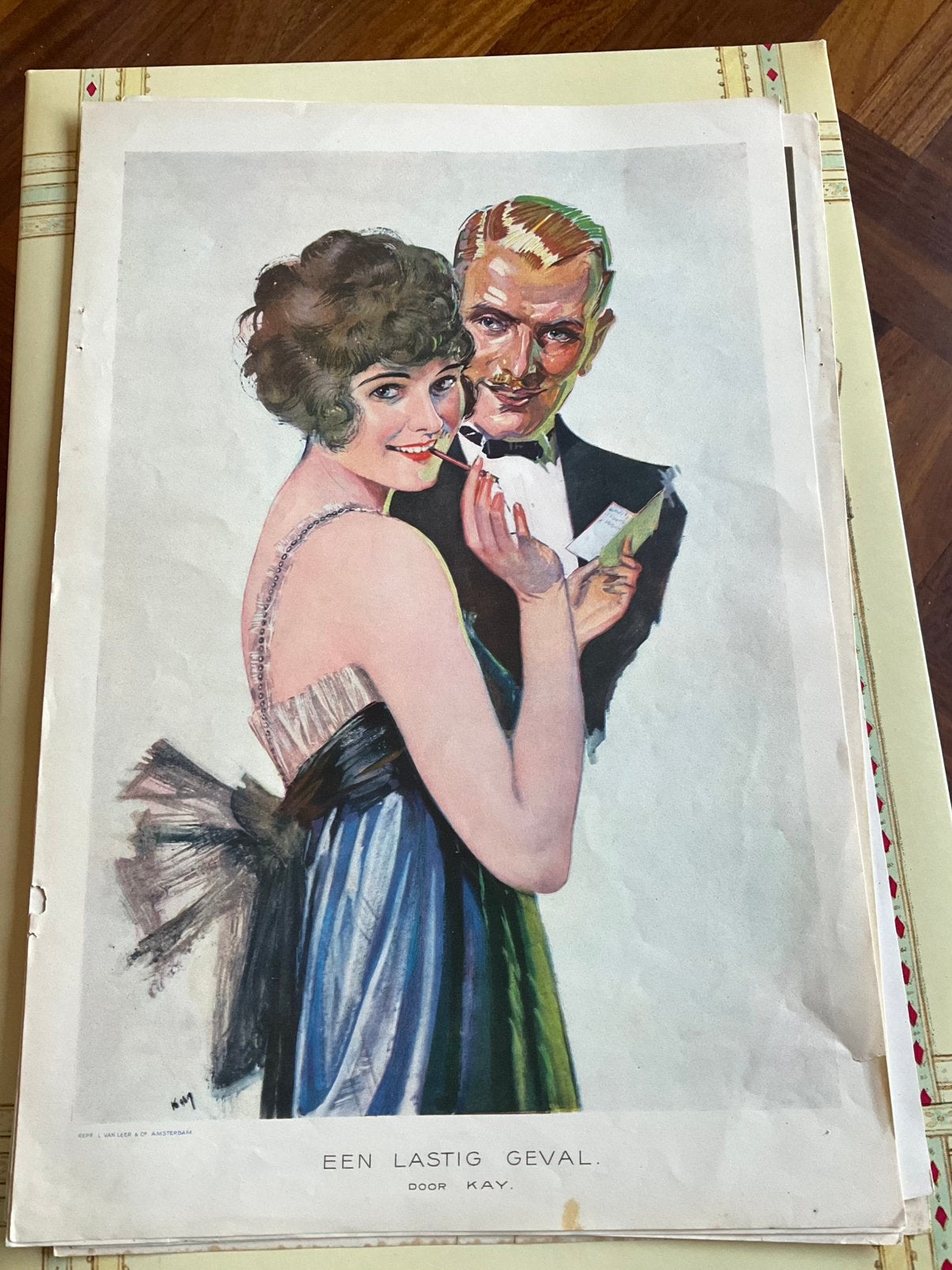 Portretten uit Haagsche Post jaren 20, Antiek en Kunst, Ophalen