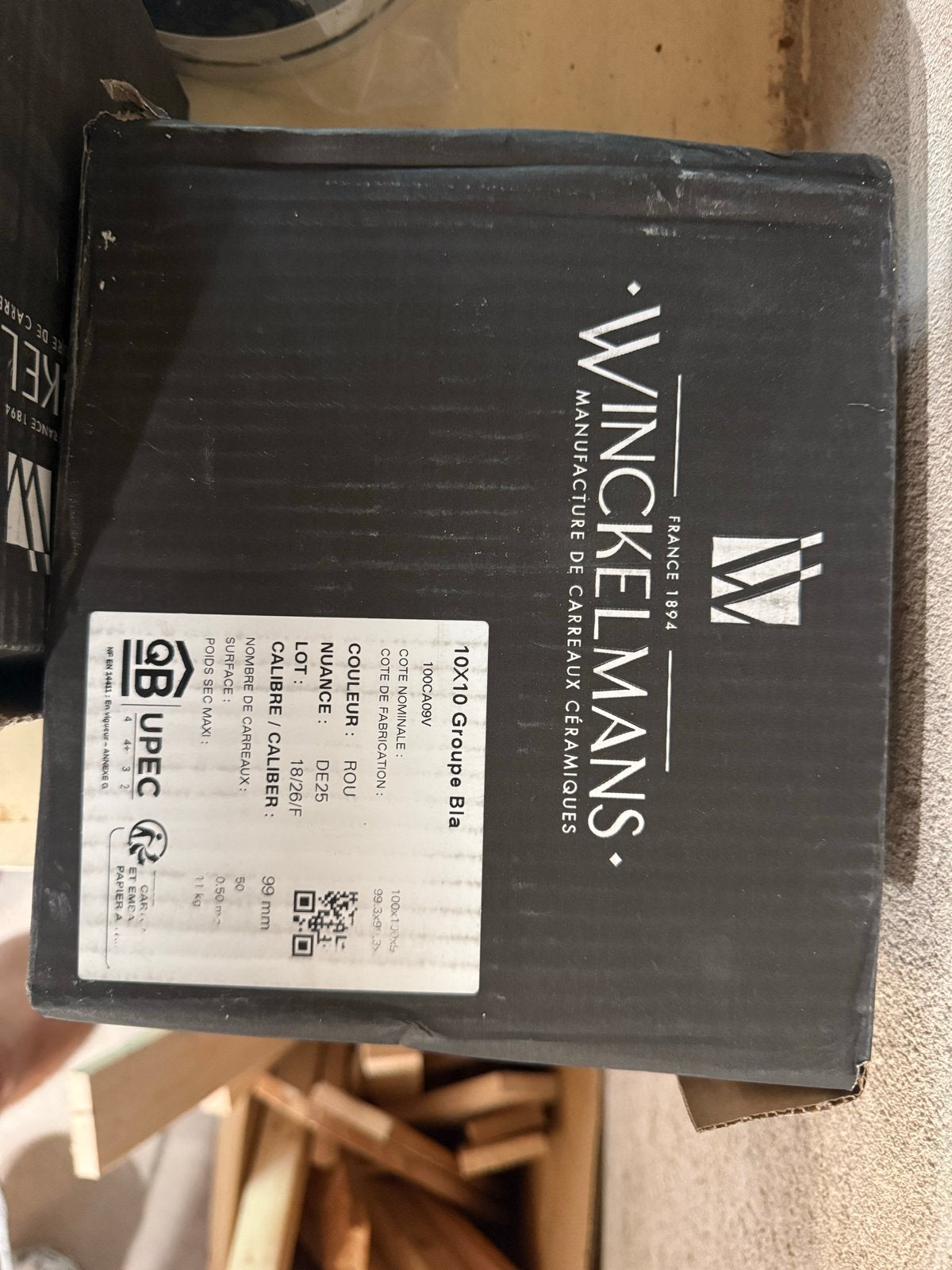 Winckelmans 10x10 cm - BAU & ROU, Keramiek, Nieuw, Ophalen of Verzenden, Minder dan 20 cm