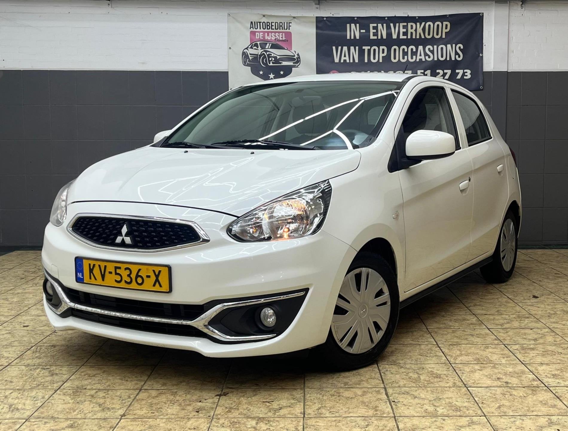 Mitsubishi Space Star 1.0 Cool+ /1STE Eigen/TOTAAL RIJKLAAR, Auto's, Mitsubishi, Voorwielaandrijving, Gebruikt, Euro 6, Wit