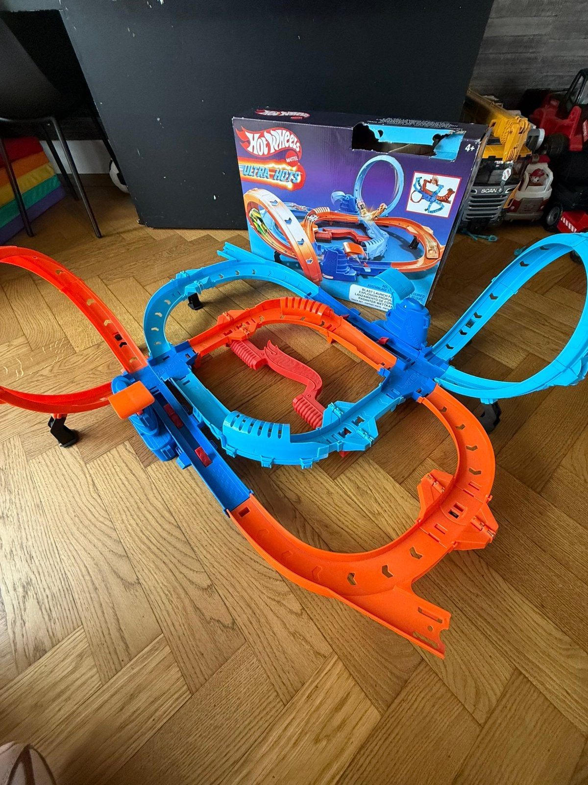 Hot Wheels Epic Crash Dash, Ophalen of Verzenden, Zo goed als nieuw, Handmatig, Hot Wheels