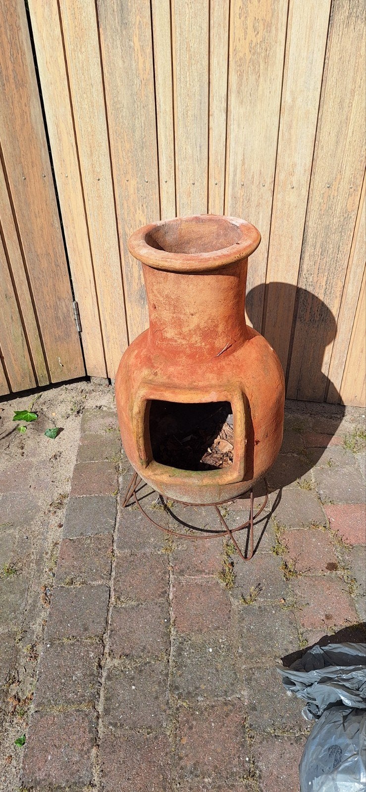 Mexicaanse pot/vuurpot., Tuin en Terras, Ophalen, Gebruikt, Vuurkorf