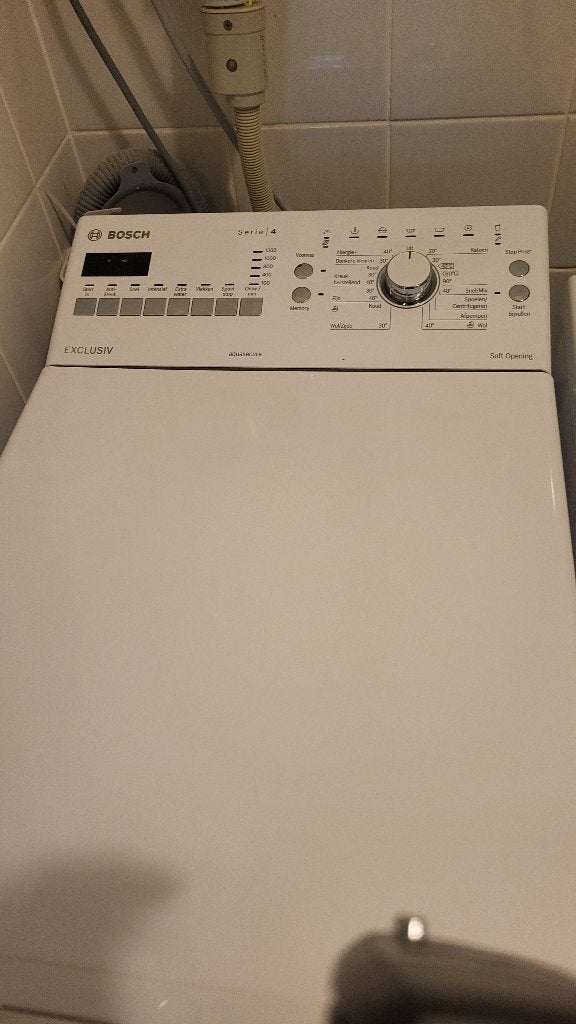 Bovenlader Bosch wasmachine te koop, Witgoed en Apparatuur, Wasmachines, Ophalen, 1200 tot 1600 toeren, 4 tot 6 kg, Bovenlader