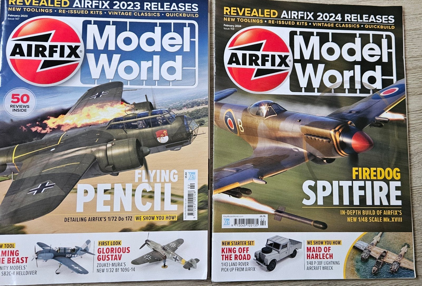 2x Airfix Model World februari 2023 & 2024, Boeken, Ophalen of Verzenden, Zo goed als nieuw, Overige typen