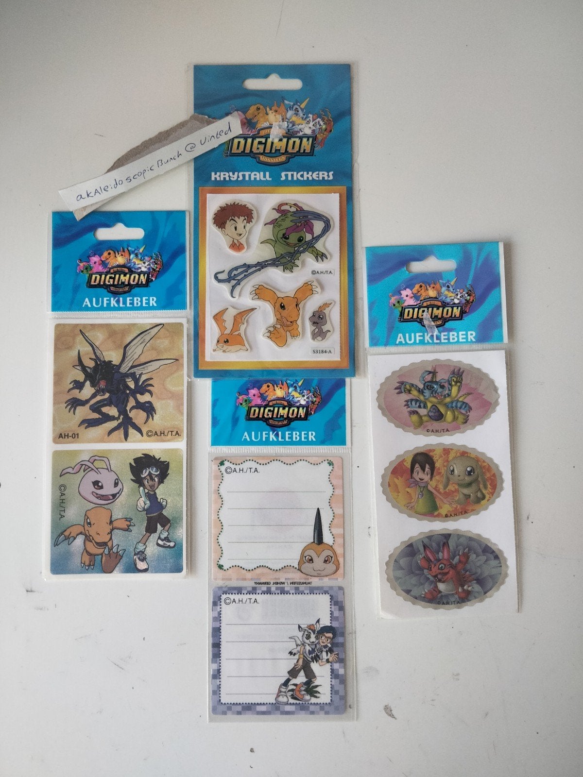 vintage Digimon bundel, Ophalen of Verzenden, Nieuw, Meerdere stickers