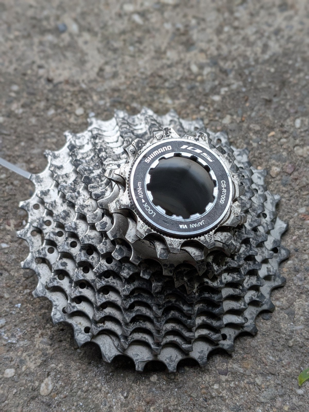 Shimano 105 11-speed 11-28T Cassette, Gebruikt, Ophalen of Verzenden, Derailleur of Ketting, Shimano