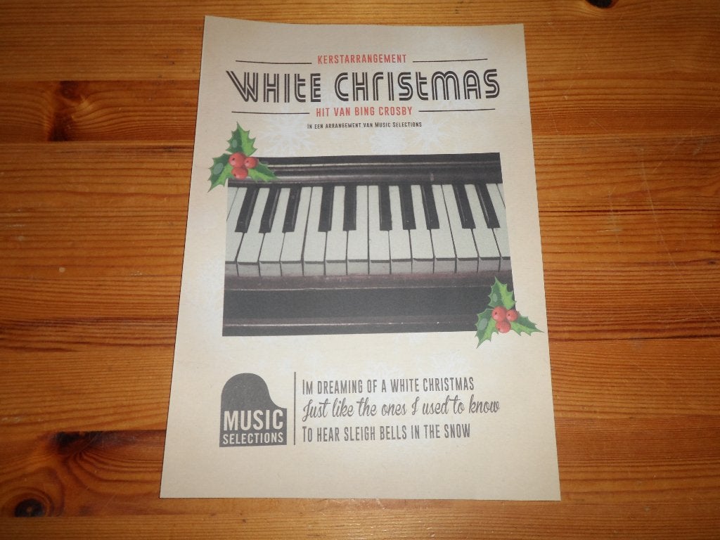 I'm dreaming of a white christmas - bing crosby, Muziek en Instrumenten, Gebruikt, Ophalen of Verzenden, Gitaar, Religie en Gospel