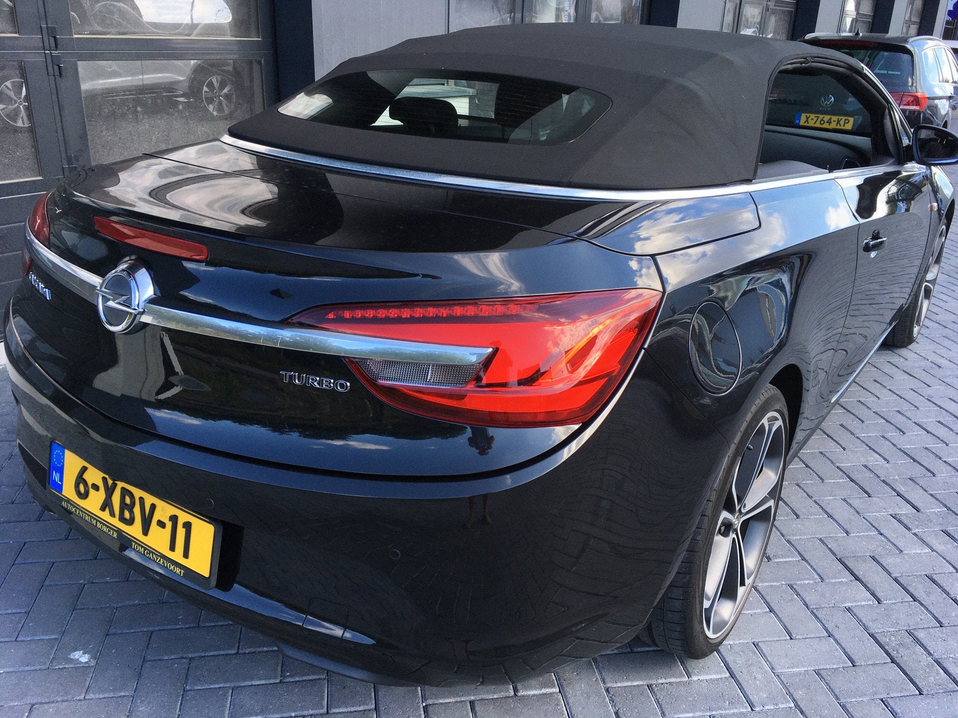 Opel Cascada 1.6 Turbo Cosmo nieuwe cabriokap, Voorwielaandrijving, Euro 5, Gebruikt, Zwart