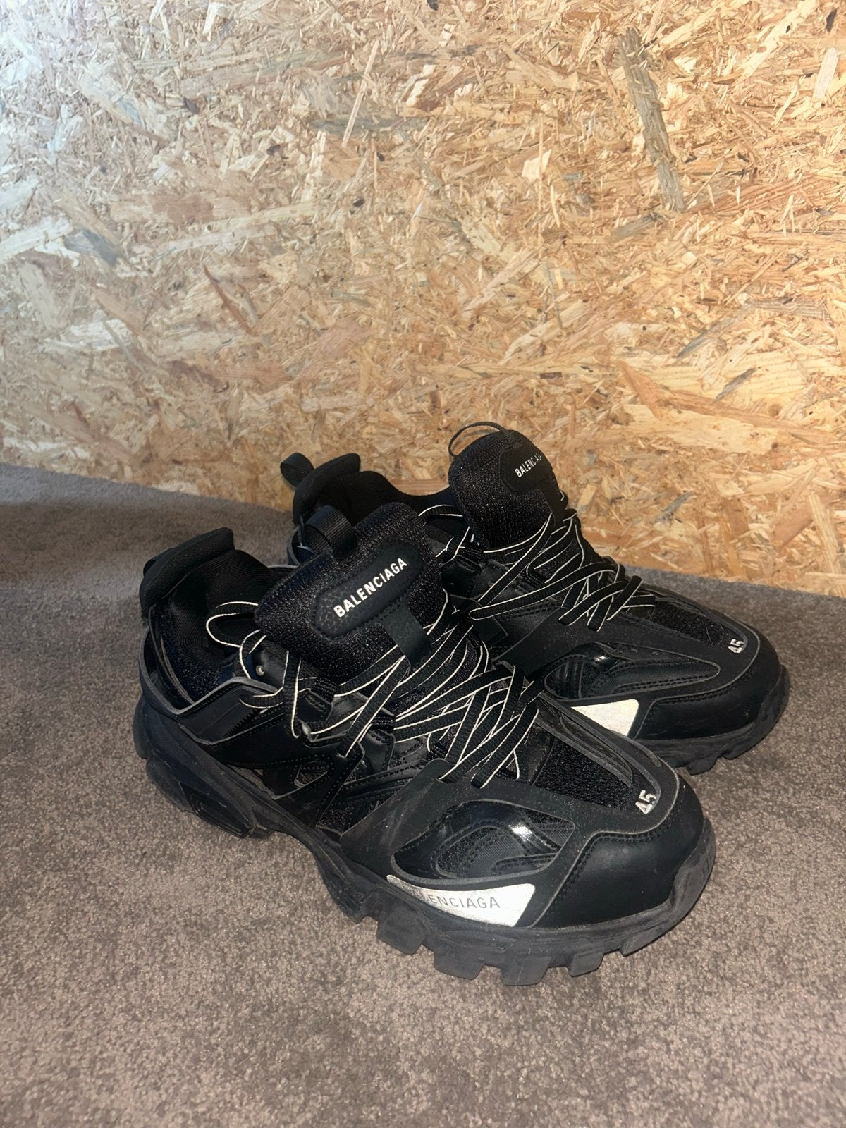 Balenciaga Track Sneakers Maat 45 - Zwart, Kleding | Heren, Schoenen, Ophalen of Verzenden, Zo goed als nieuw, Zwart, Sneakers of Gympen