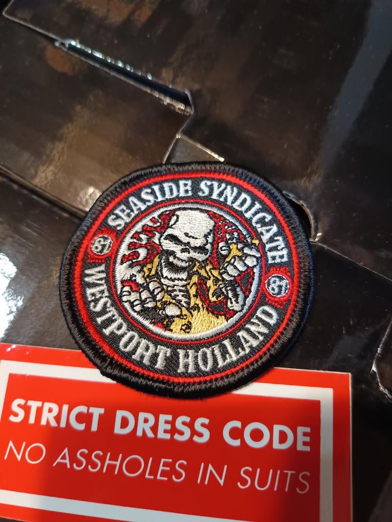 Patch Seaside Syndicate Westport Holland 81, Gebruikt, Onbekend, Ophalen of Verzenden, Onbekend