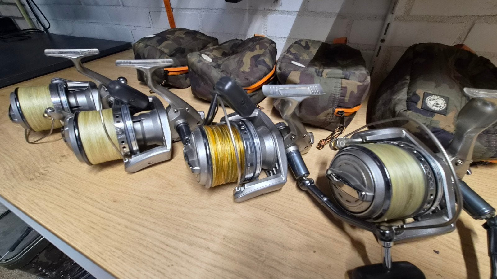 4 stuks Shimano super Ultegra,s  Big pit, Ophalen of Verzenden, Gebruikt, Molen