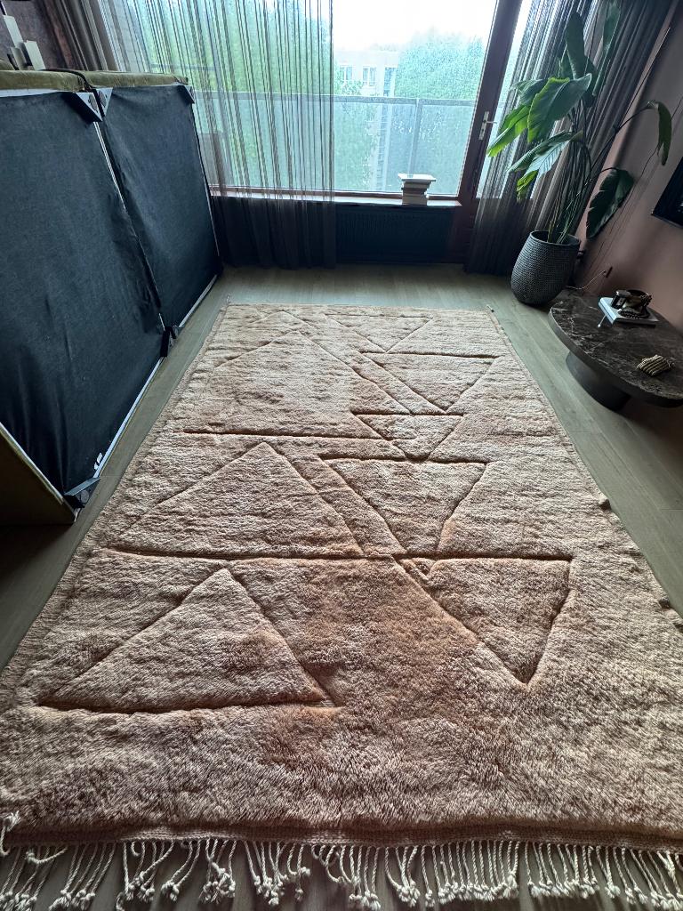 Berber kleed mrirt te koop peach/ roze, Ophalen, Overige kleuren, 200 cm of meer, Zo goed als nieuw