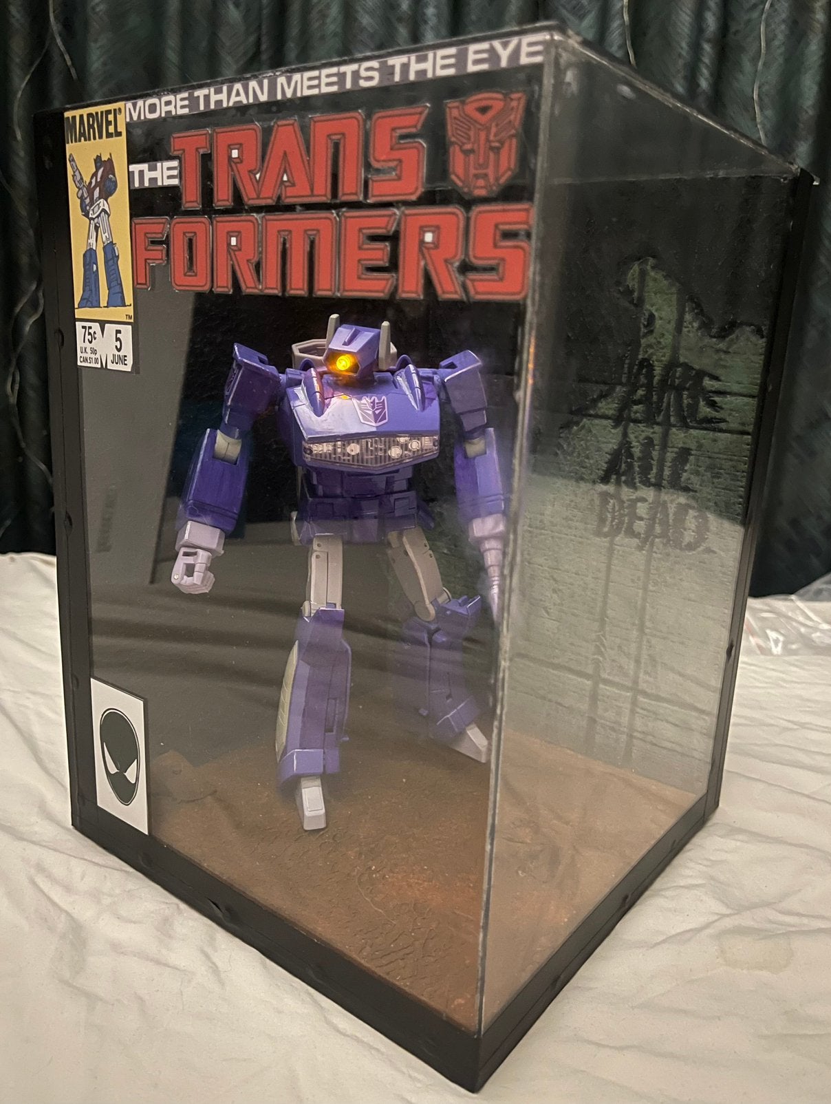 Unieke Masterpiece Shockwave Custom!, Verzamelen, Transformers, Zo goed als nieuw, G1, Decepticons, Ophalen