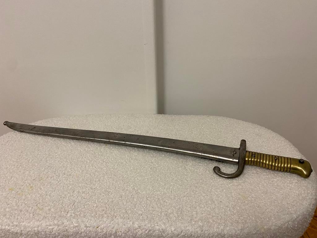 Franse bajonet 1868, Verzamelen, Militaria | Algemeen, Ophalen of Verzenden