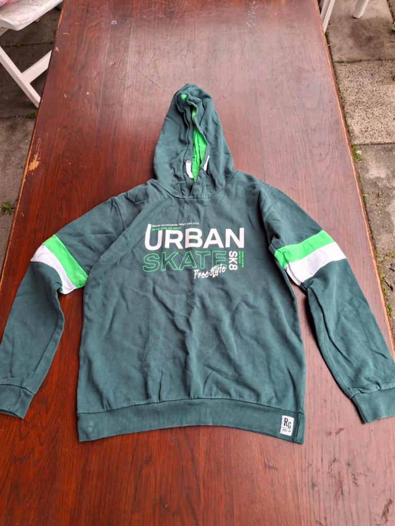 Ravagio hoodie 164/170 groen Urban Skate SK8, Kinderen en Baby's, Kinderkleding | Maat 164, Gebruikt, Trui of Vest, Ophalen of Verzenden