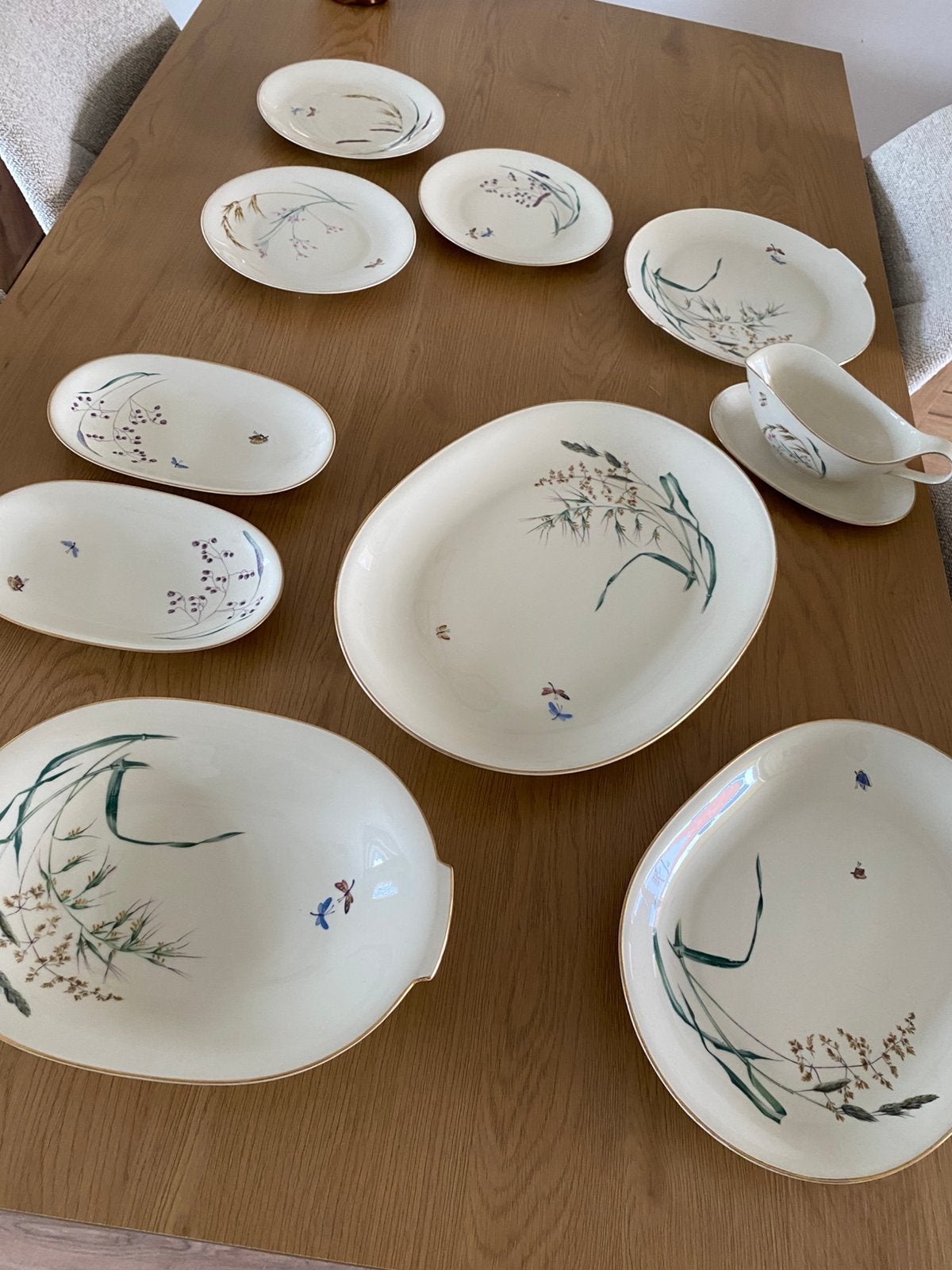 Porselein servies vintage heinrich bavaria, Ophalen