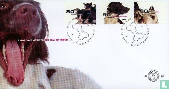 FDC E392 Huisdieren 1998 NL onbeschreven, Postzegels en Munten, Postzegels | Eerstedagenveloppen, Ophalen of Verzenden, Nederland