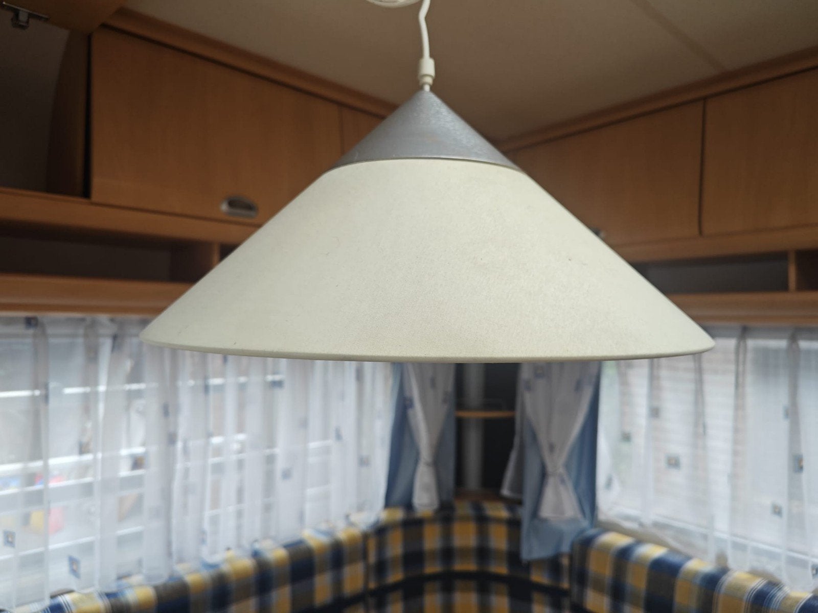 Hanglamp Hobby Caravan - Vintage met vlekken, Ophalen of Verzenden, Gebruikt