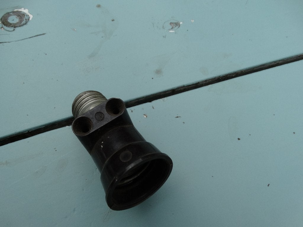 oud bakelieten lamp omvormer voor meerdere stop contacten, Ophalen of Verzenden