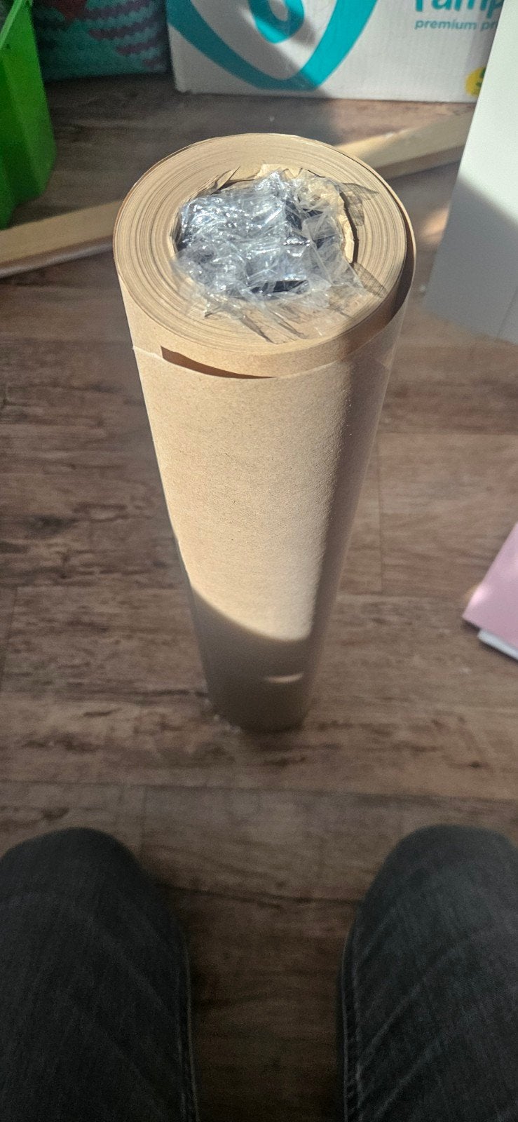 rol bruin inpakpapier / knutselpapier, Hobby en Vrije tijd, Knutselen, Overige thema's, Nieuw, Ophalen of Verzenden, Papier of Karton