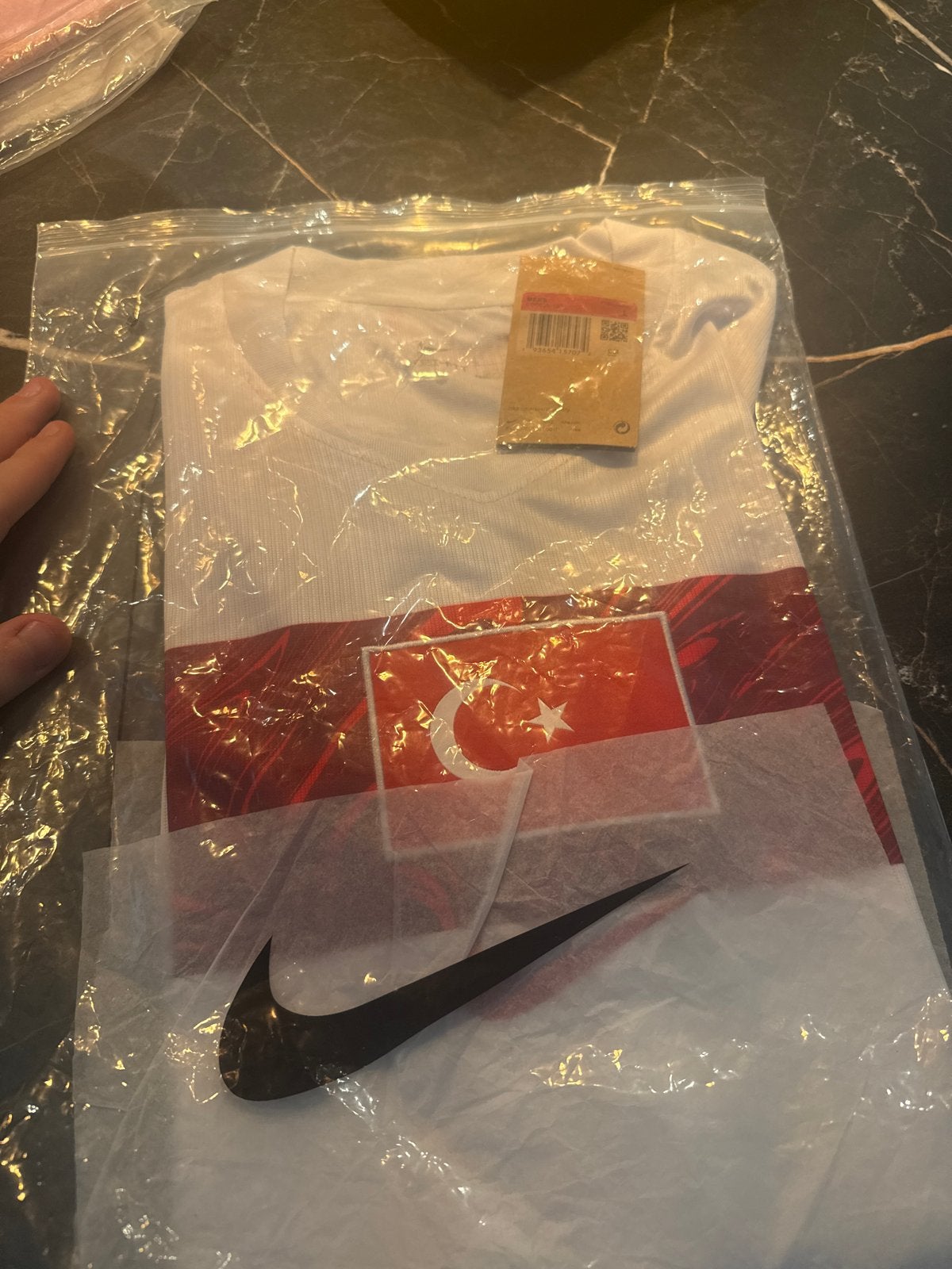 Nike Turkije shirt - Nieuw met labels - maat L, Kleding | Heren, Ophalen of Verzenden, Nieuw, Overige maten, Wit