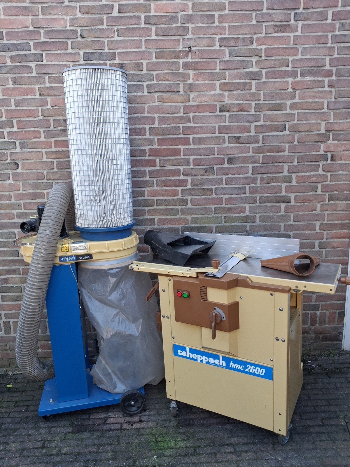 Scheppach hmc2600 vlakvandiktebank  met modules, Ophalen