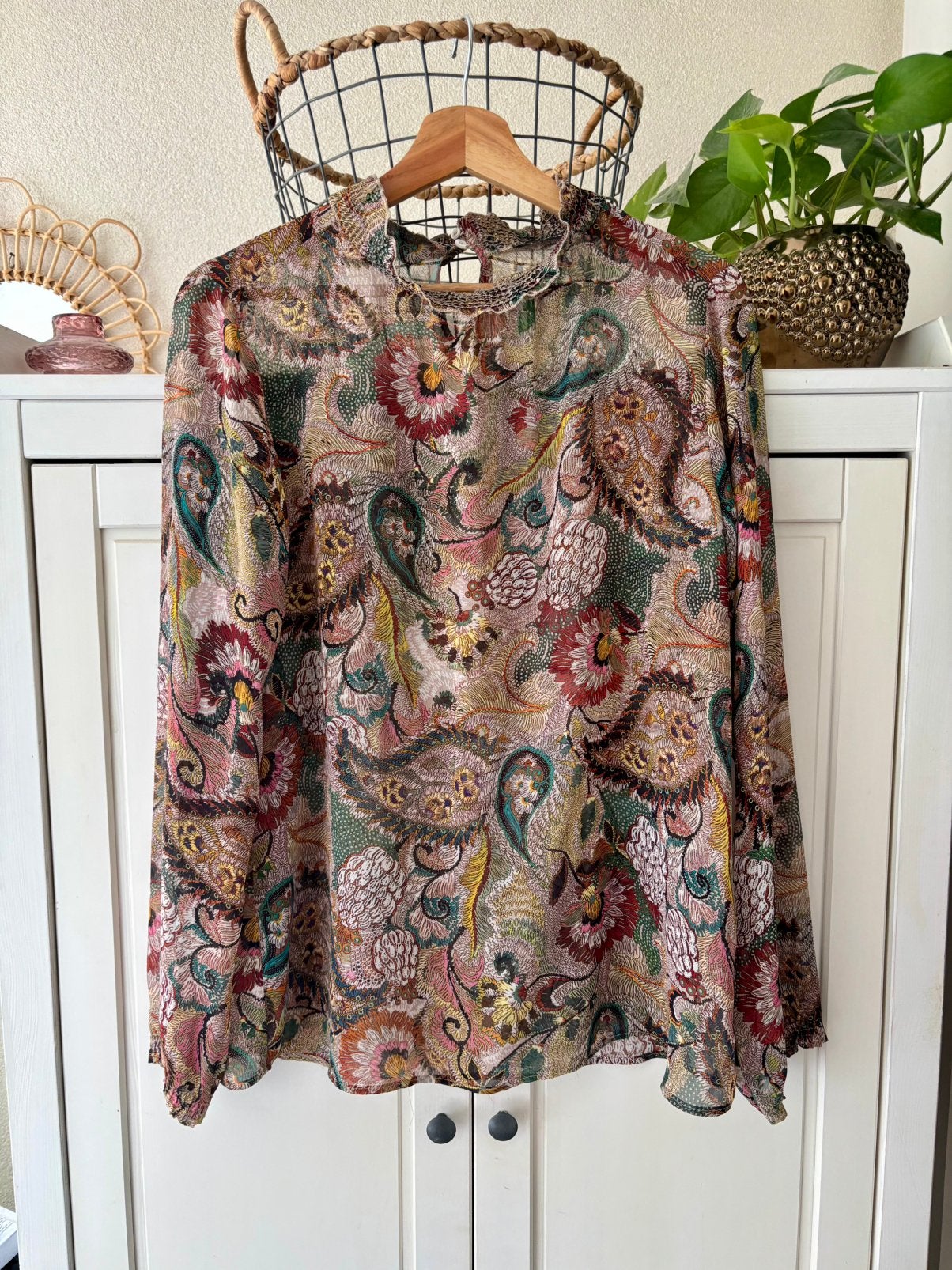 Expresso blouse maat 40, Ophalen of Verzenden, Zo goed als nieuw, Maat 42/44 (L), Roze