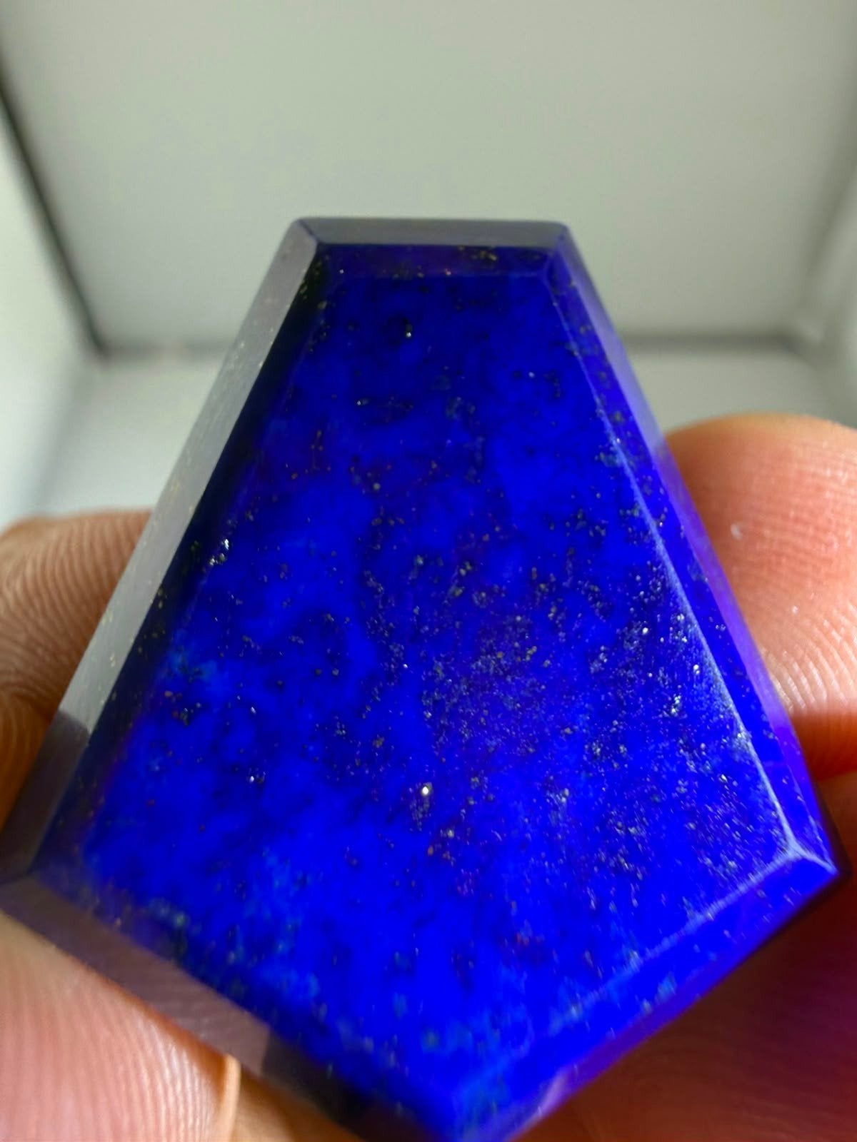 Lapis Lazuli gefacetteerd N721, 7g, 31x28x5mm, Csj, Nieuw, Ophalen of Verzenden, CSJ