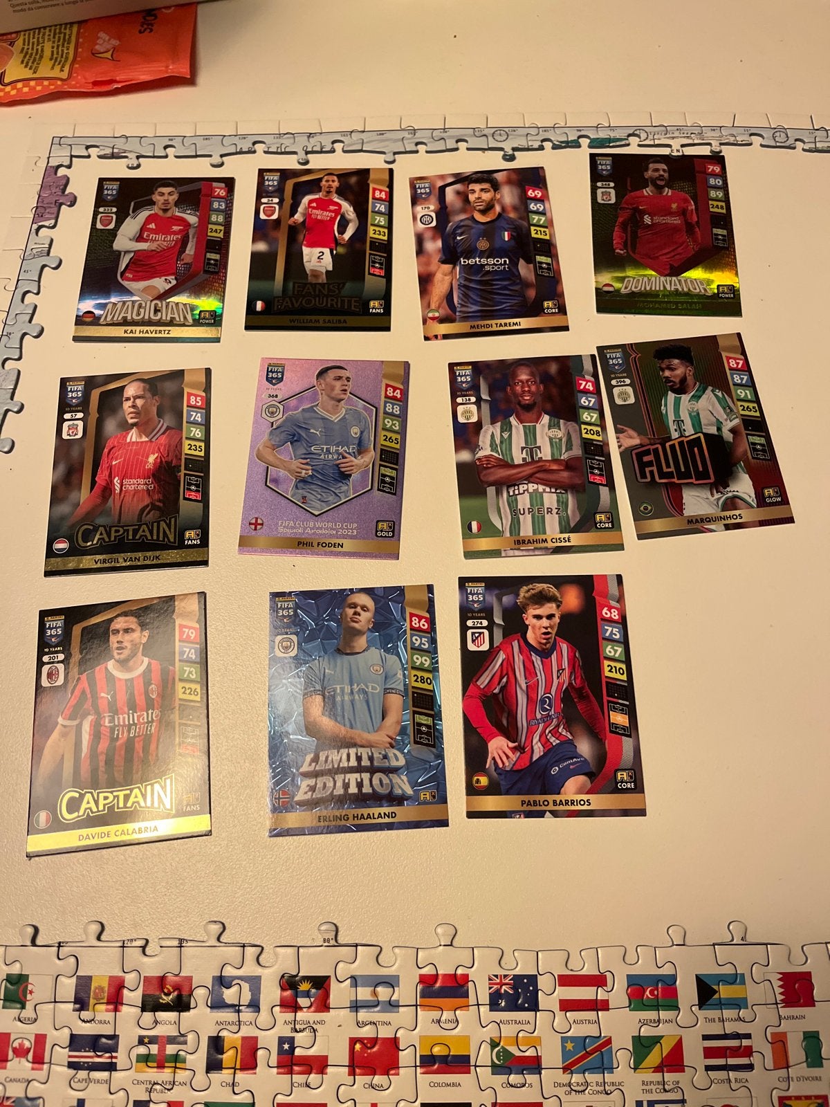 Voetbal kaarten binder met Panini FIFA 365 Adrenalyn XL, Ophalen, Gebruikt, Overige binnenlandse clubs, Spelerskaart