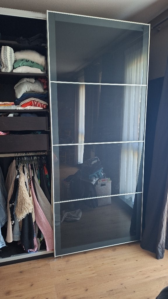 Schuifdeuren ikea kast, Ophalen, Zo goed als nieuw, Minder dan 25 cm, 200 cm of meer