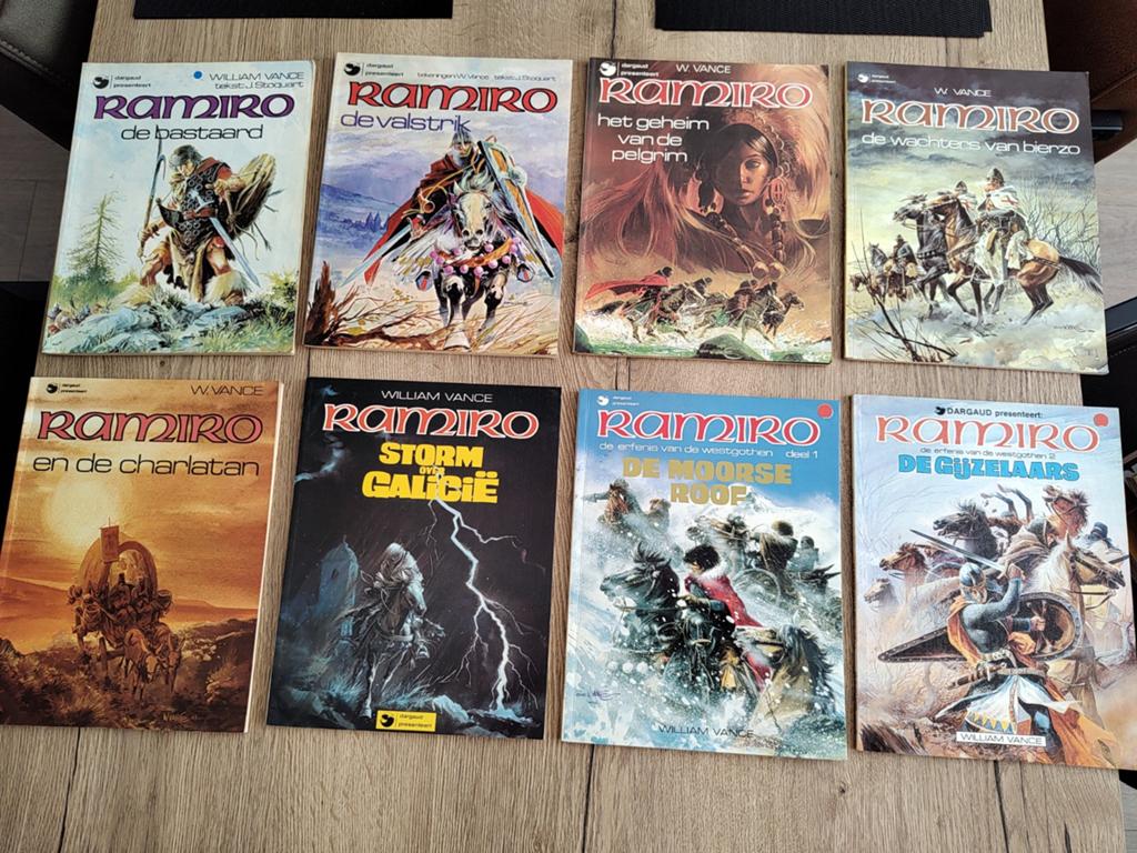 Ramiro Stripboeken Collectie - 8 Delen, Ophalen of Verzenden